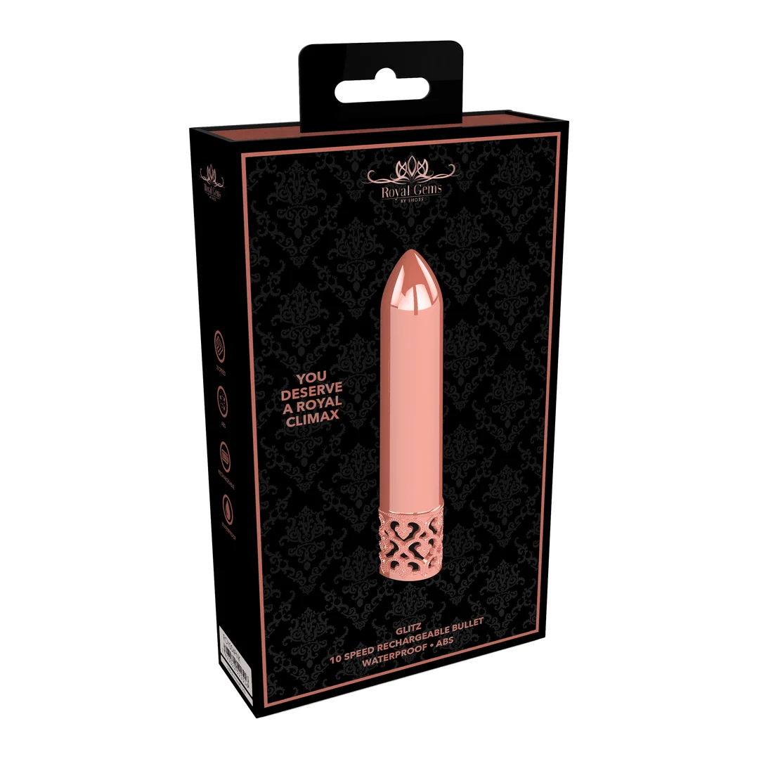 Glitz - Rechargeable ABS Bullet - rose gold