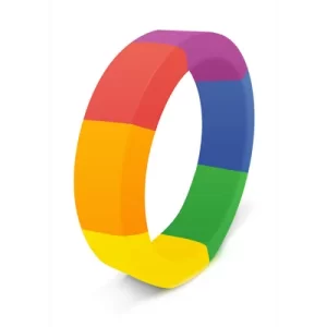 The Brawn Pride Cockring - Rainbow