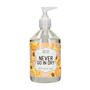Never Go In Dry - Waterbased Anal Lubricant - 17 fl oz / 500 ml