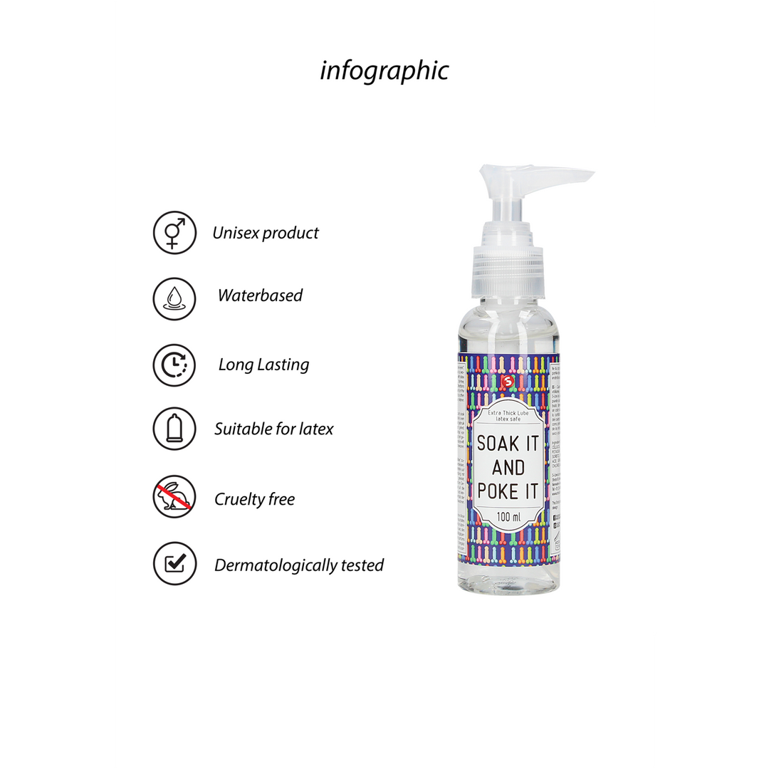 Soak It And Poke It - Extra Thick Lubricant - 3 fl oz / 100 ml - Image 2