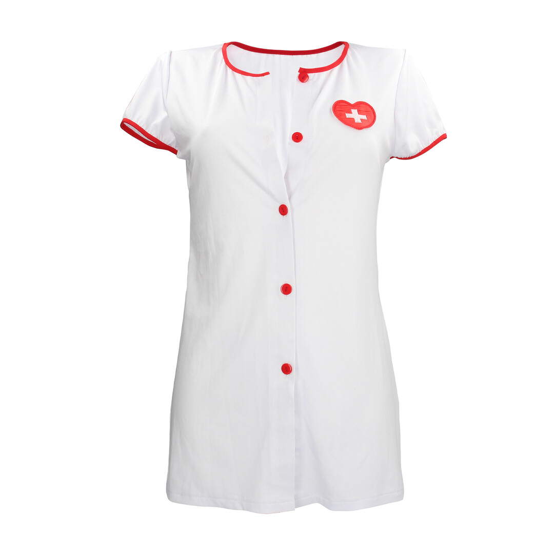Nurse Costume - S/M - White - Image 3