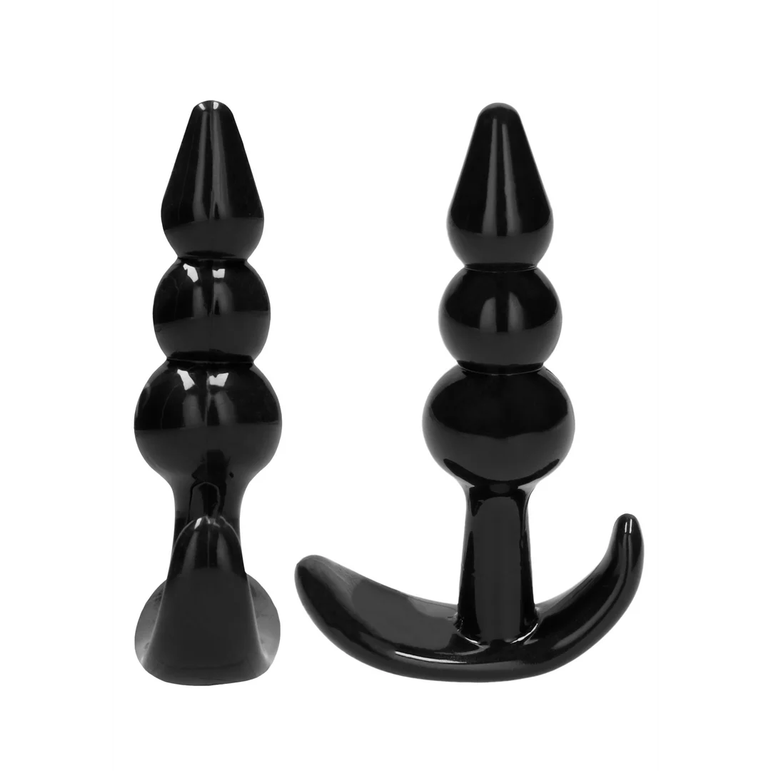 NO. 80 - 4-Piece Butt Plug Set - Black