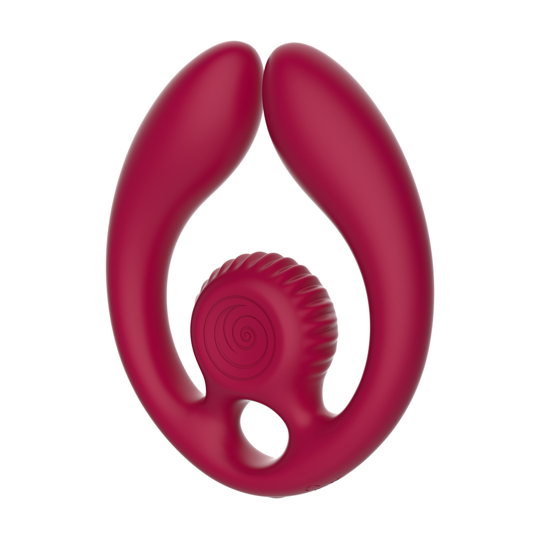GIZI Duo - Dual Couples Stimulator - Burgundy - Image 4
