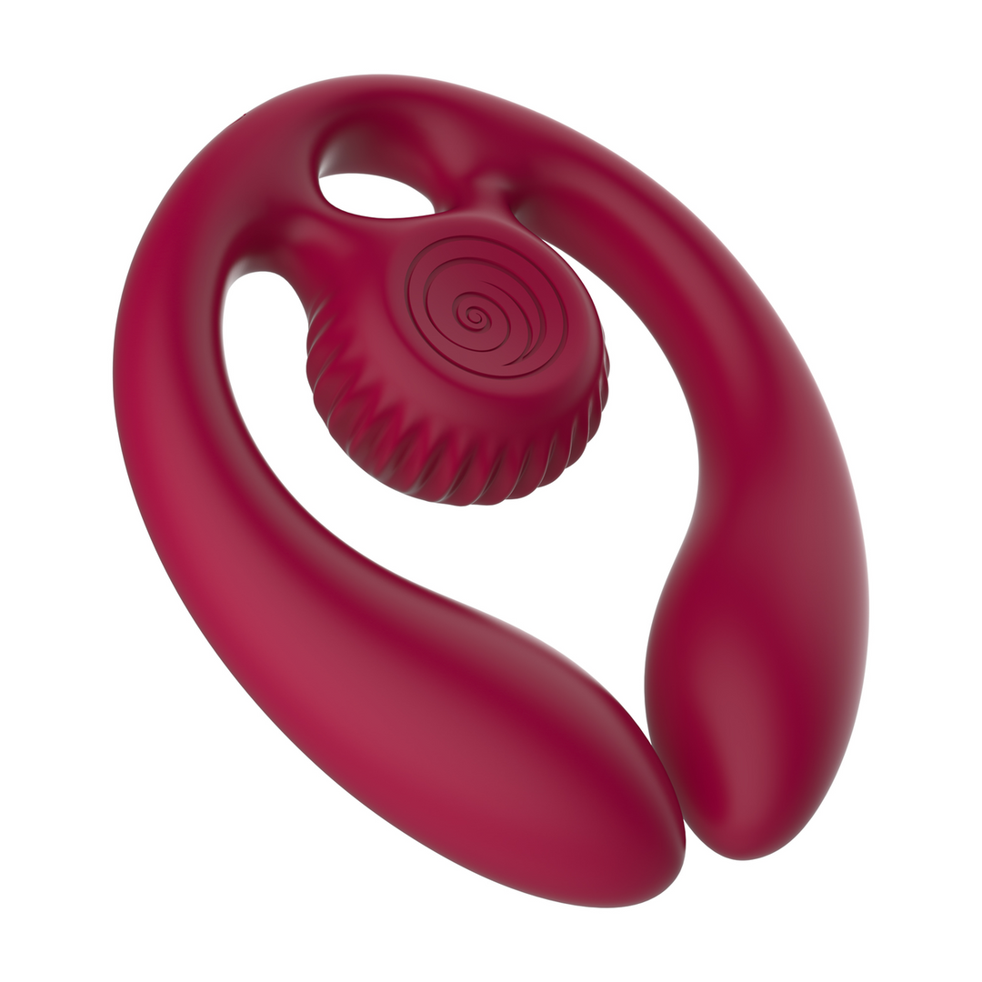GIZI Duo - Dual Couples Stimulator - Burgundy - Image 6