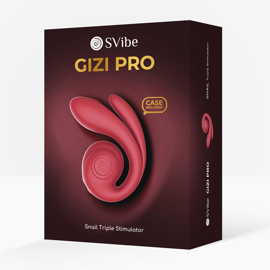 GIZI Pro - Triple Stimulator - Bordeaux - Image 2