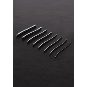 Hegar-Sound-Double End Dilator - 8 Pieces Set - Brushed Steel