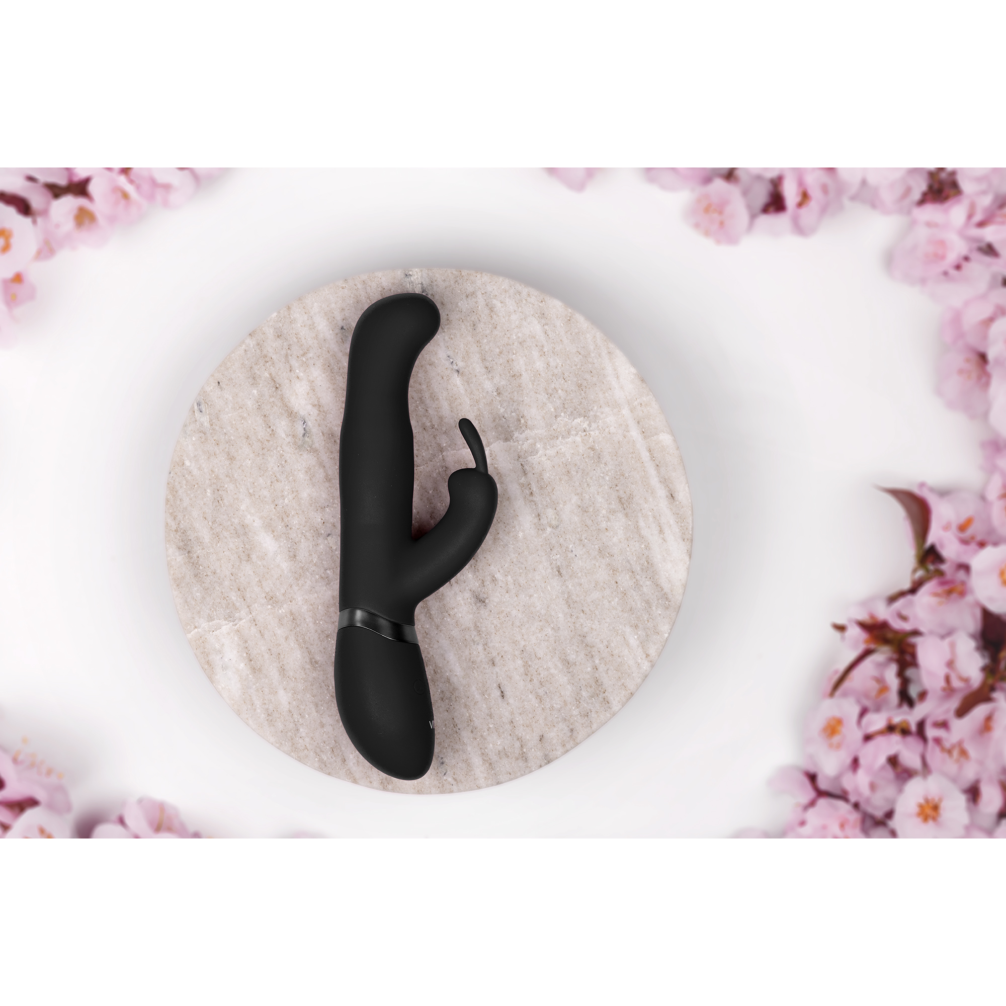 Izara - Rotating Beads Rabbit Vibrator - Black - Image 7