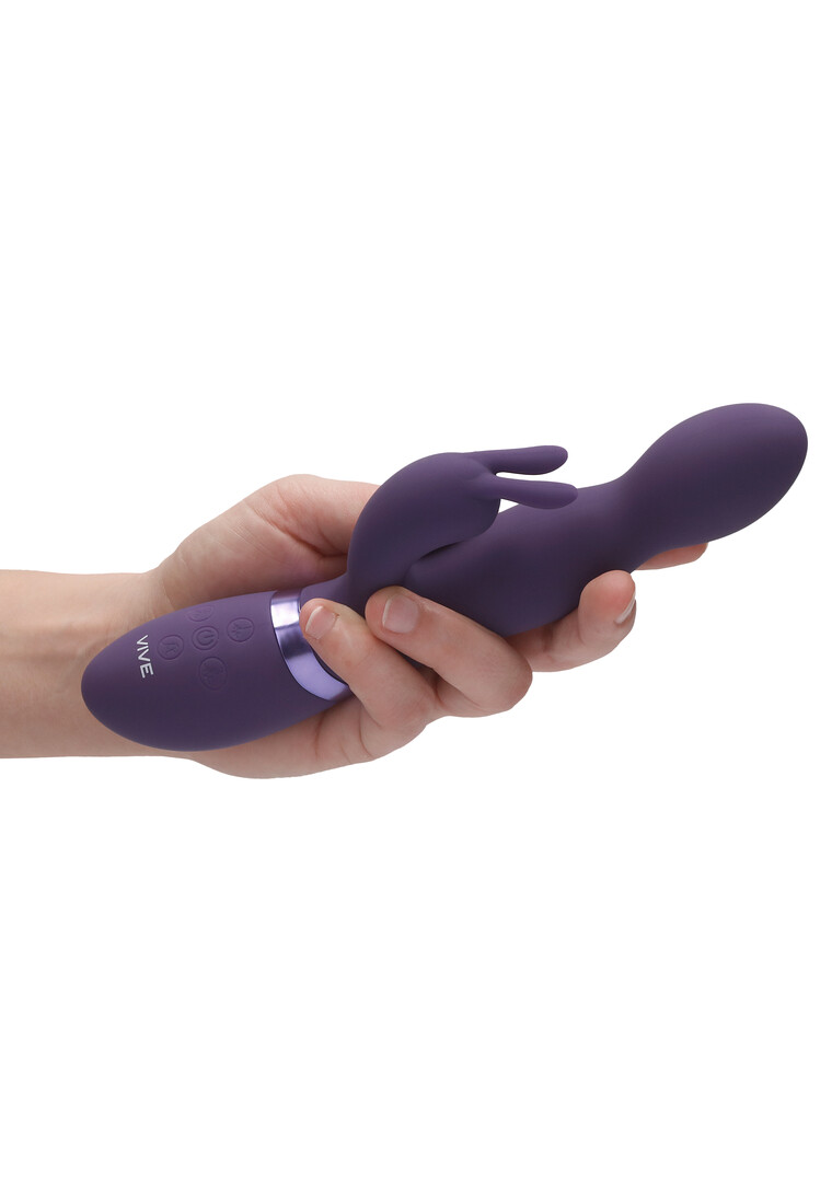 Niva - Rotating Rabbit Vibrator - Purple - Image 12