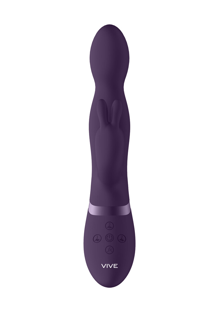 Niva - Rotating Rabbit Vibrator - Purple - Image 5