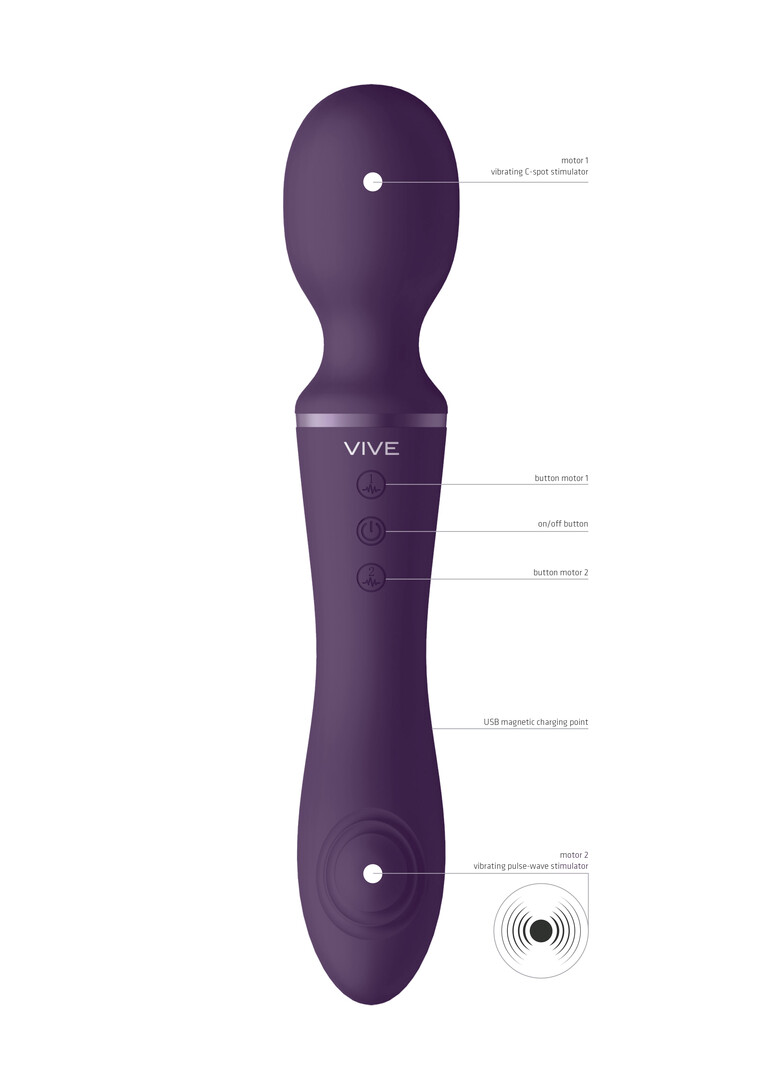 Enora - Wand Vibrator - Purple - Image 10