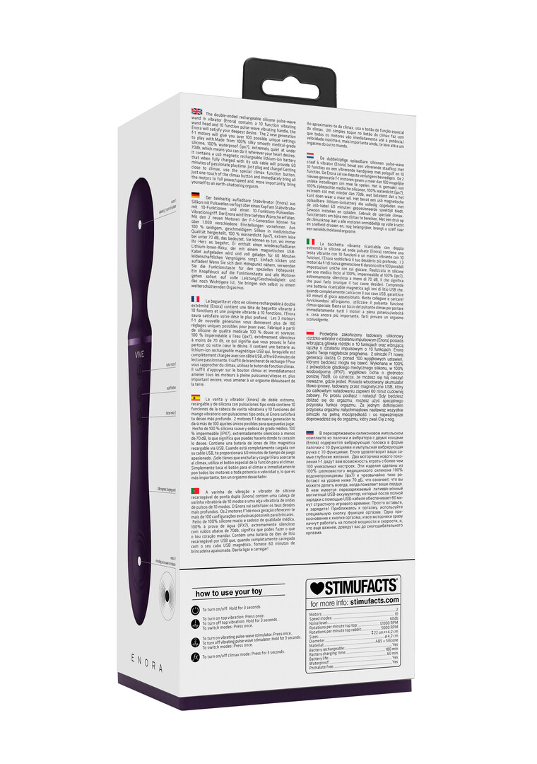 Enora - Wand Vibrator - Purple - Image 3