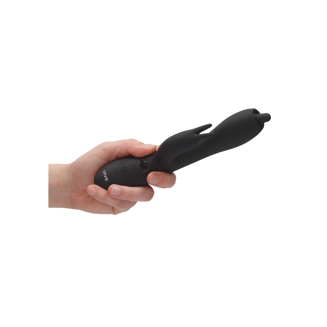 Nilo - Pinpoint Rotating G-spot Rabbit - Black - Image 11