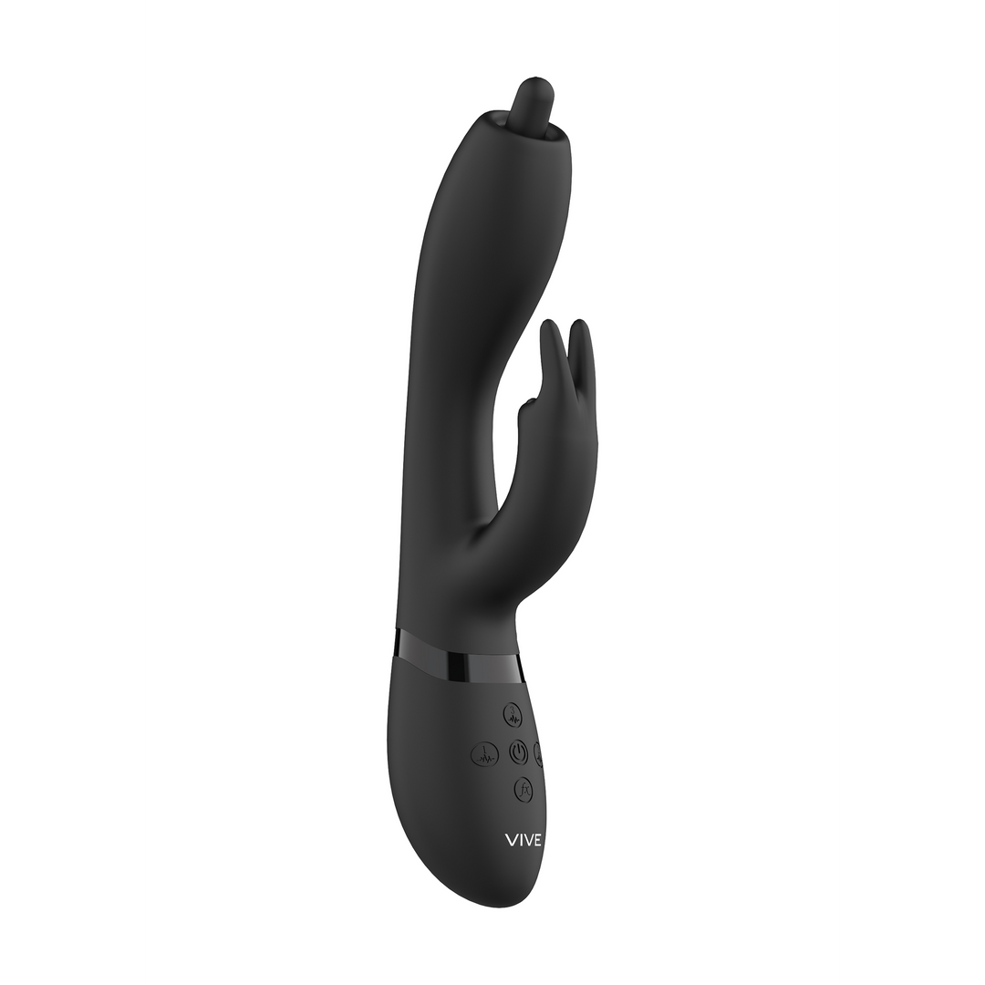 Nilo - Pinpoint Rotating G-spot Rabbit - Black - Image 12