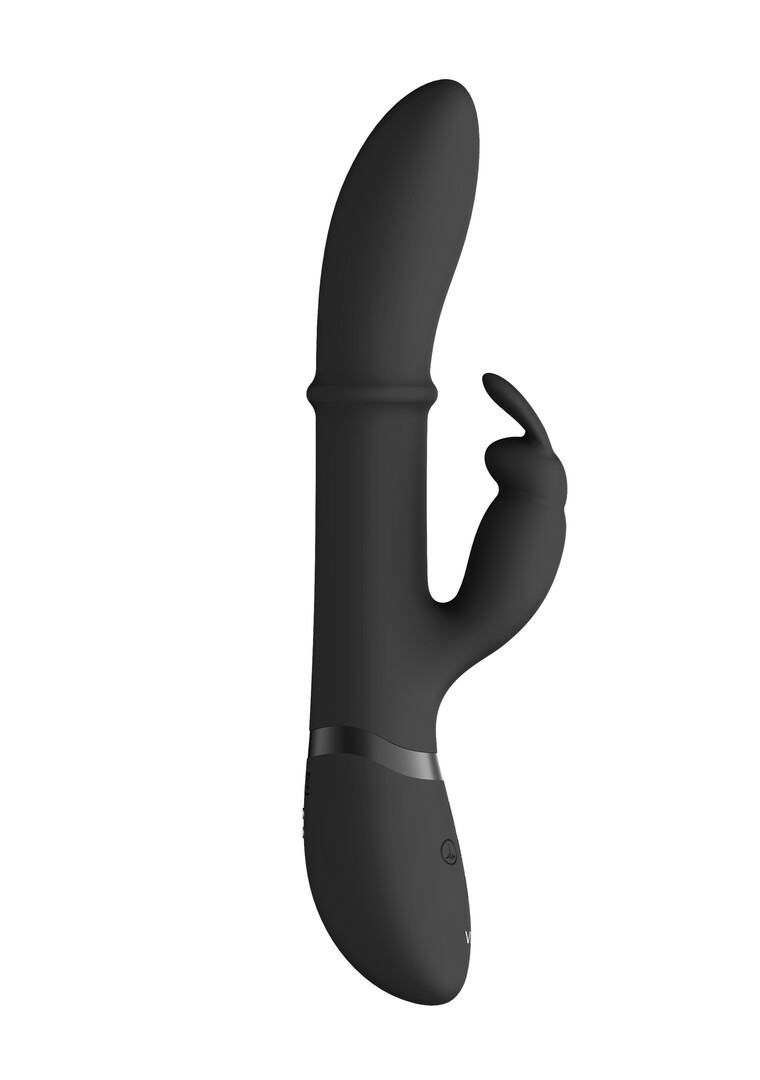 Halo - Ring Rabbit Vibrator - Black - Image 6