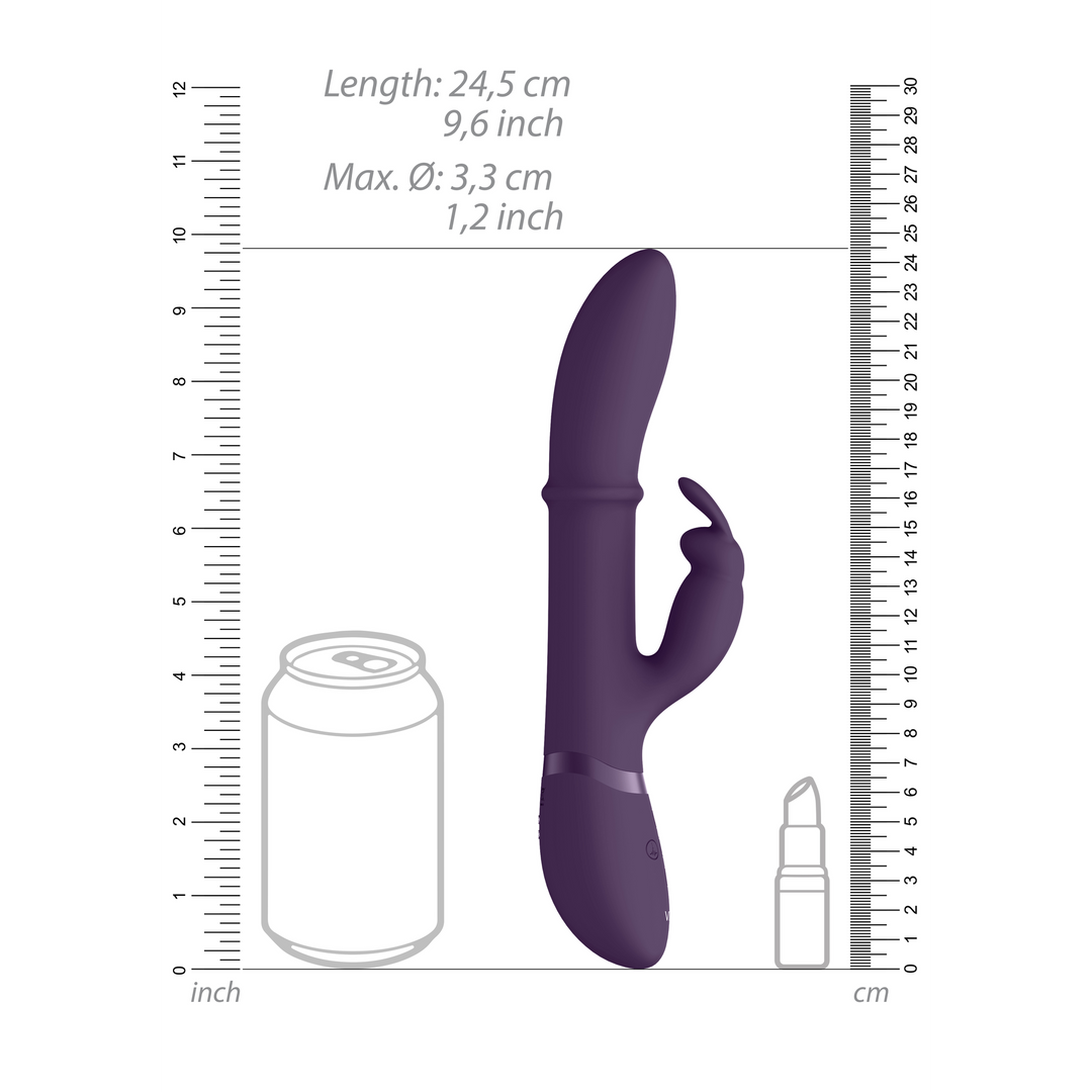 Halo - Ring Rabbit Vibrator - Purple - Image 11