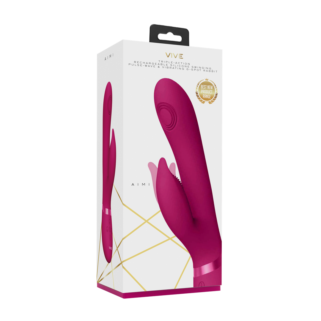Aimi - Pulse Wave Vibrating G-Spot Rabbit - Pink - Image 2