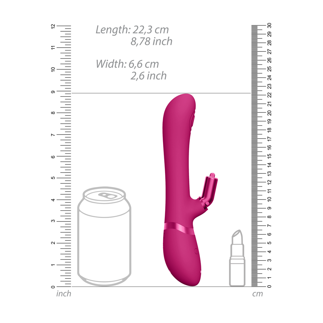 Etsu - Pulse Wave G-Spot Rabbit Clitoral Stimulator - Pink - Image 10