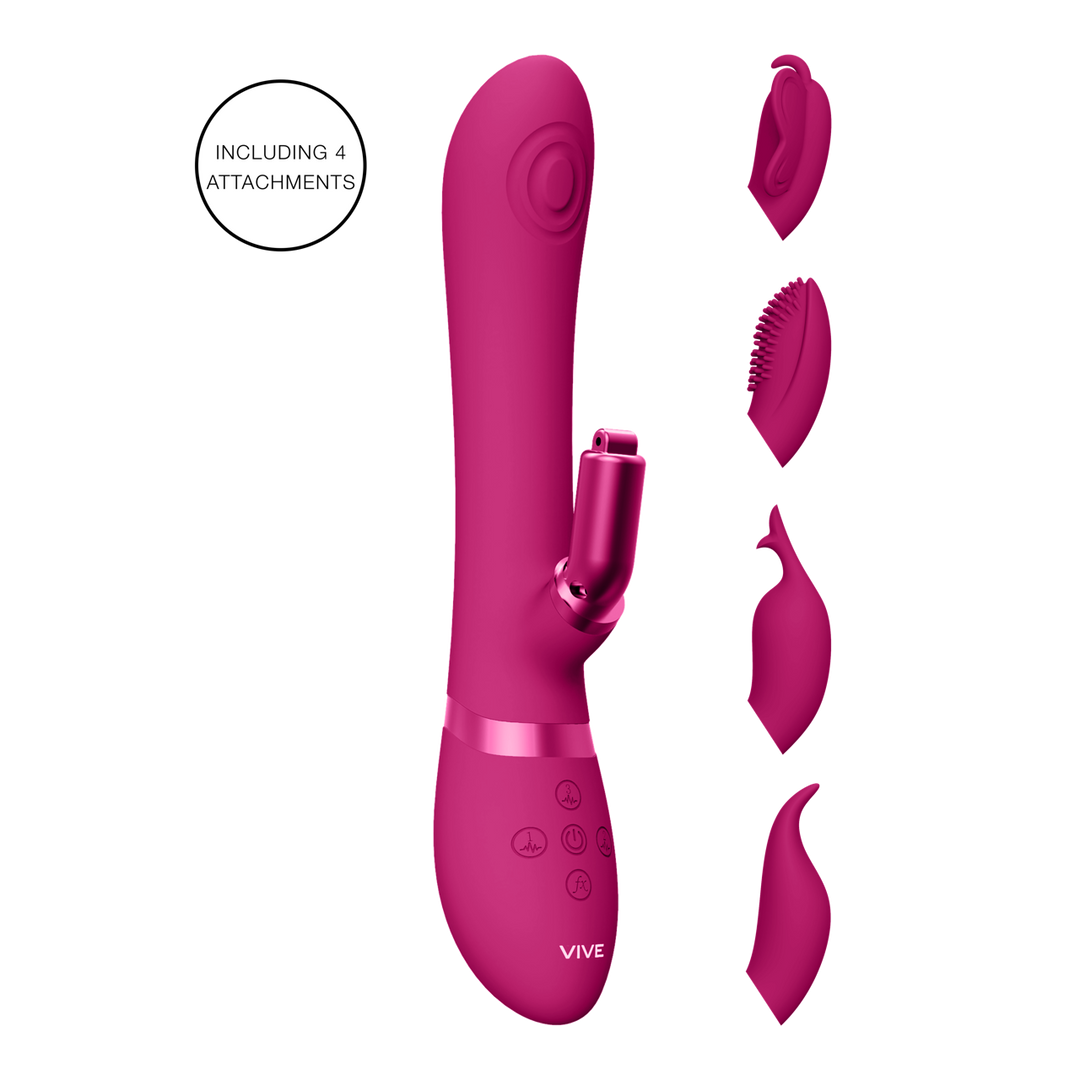 Etsu - Pulse Wave G-Spot Rabbit Clitoral Stimulator - Pink - Image 11