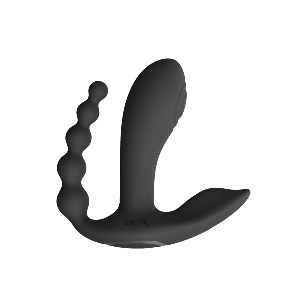 Kata - Pulse Wave Vibrating Double Penetration Vibrator - Black - Image 4