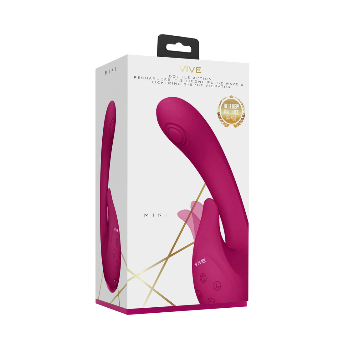 Miki - Pulse Wave Flickering G-Spot Vibrator - Pink - Image 2