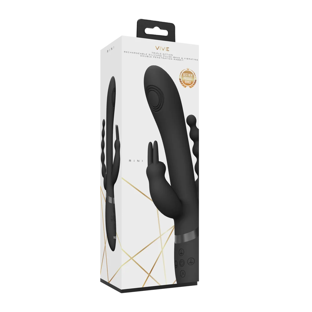Rini - Pulse Wave & Vibrating Double Penetration Rabbit