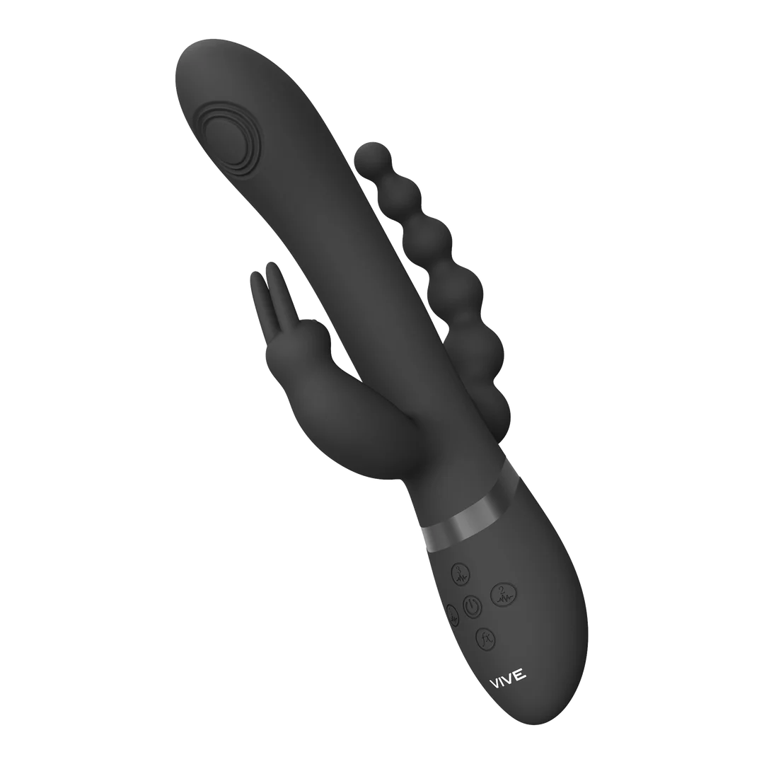 Rini - Pulse Wave & Vibrating Double Penetration Rabbit