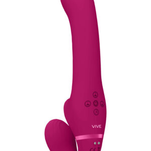 Ai - Dual Vibrating  Air Wave Tickler Strapless Strapon