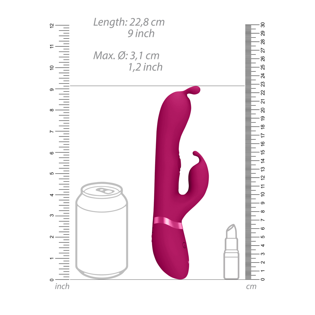 Gada - Vibrating Bunny Ear G-Spot Rabbit with Pulse Wave Shaft - Image 9