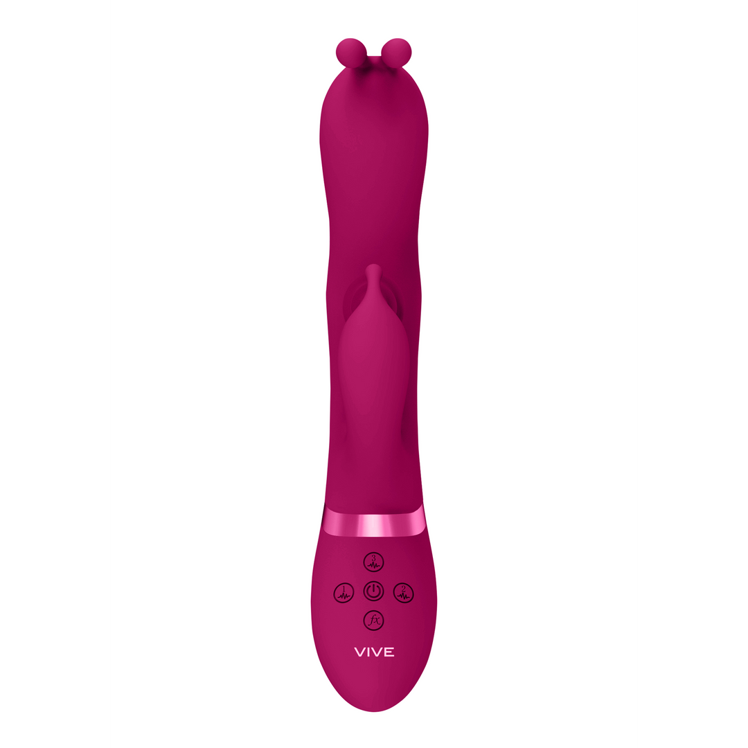Gada - Vibrating Bunny Ear G-Spot Rabbit with Pulse Wave Shaft - Image 3