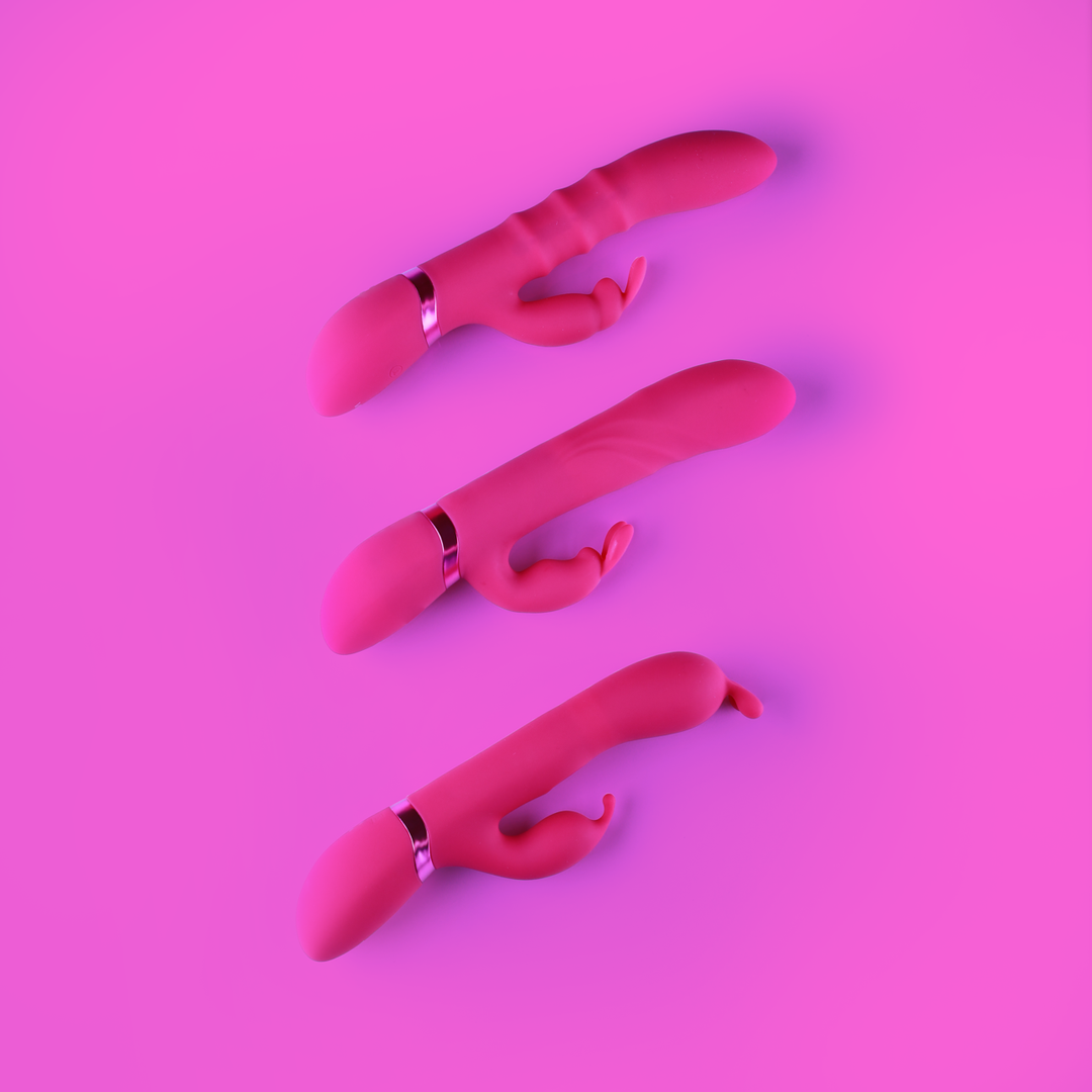 Gada - Vibrating Bunny Ear G-Spot Rabbit with Pulse Wave Shaft - Image 7