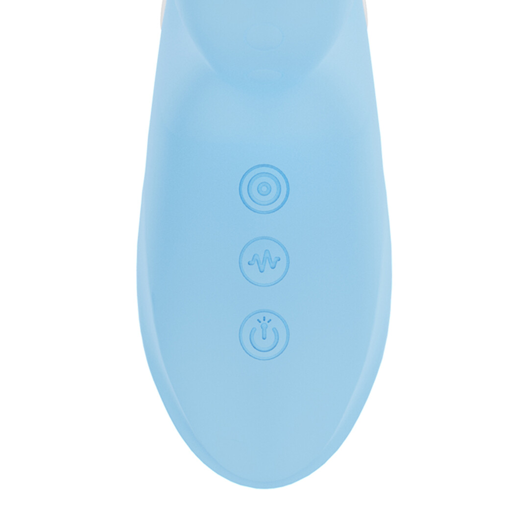 Andria - G-Spot Vibrating and Tap Clit Stimulator with LED - Blue - Image 6