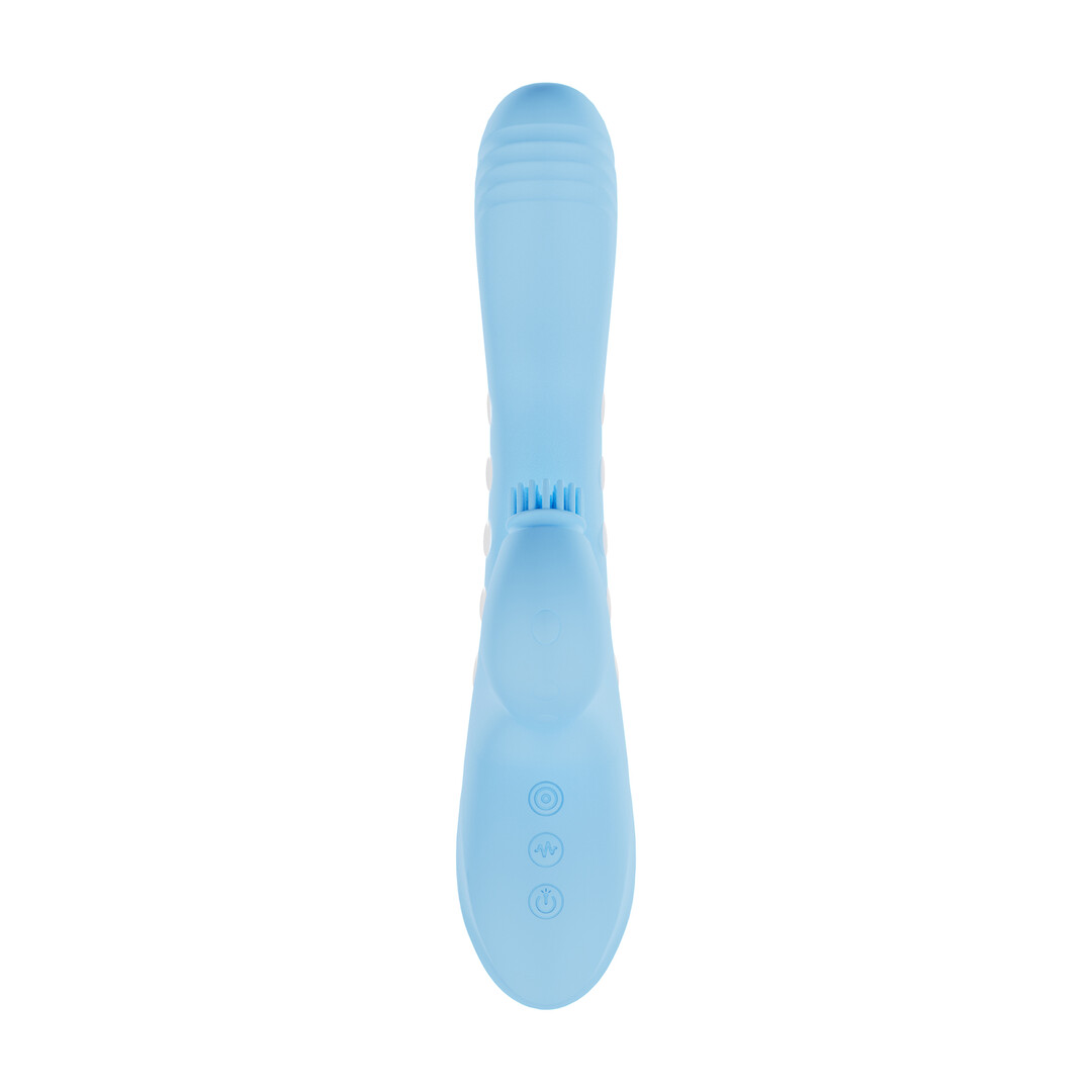 Andria - G-Spot Vibrating and Tap Clit Stimulator with LED - Blue - Image 4