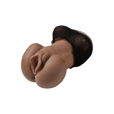 Pleasure Pussy & Breasts Realistic Hand Stroker - Brown