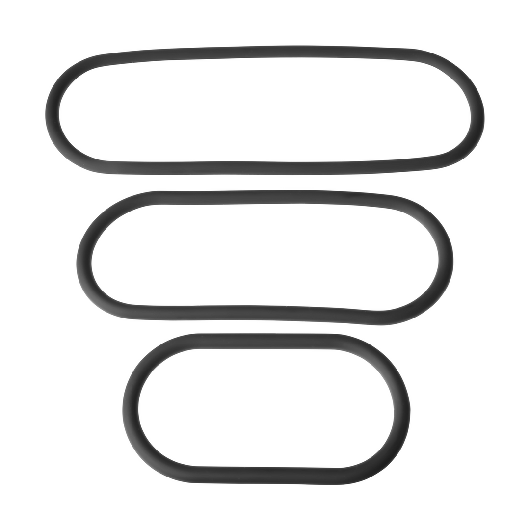 Slim Wrap Ring - Cockring 2-Pack - Black - Image 3